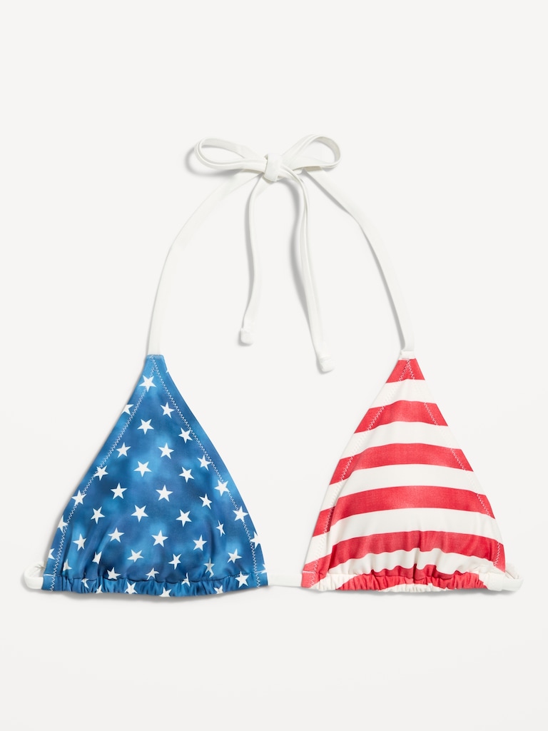 Triangle String Bikini Swim Top