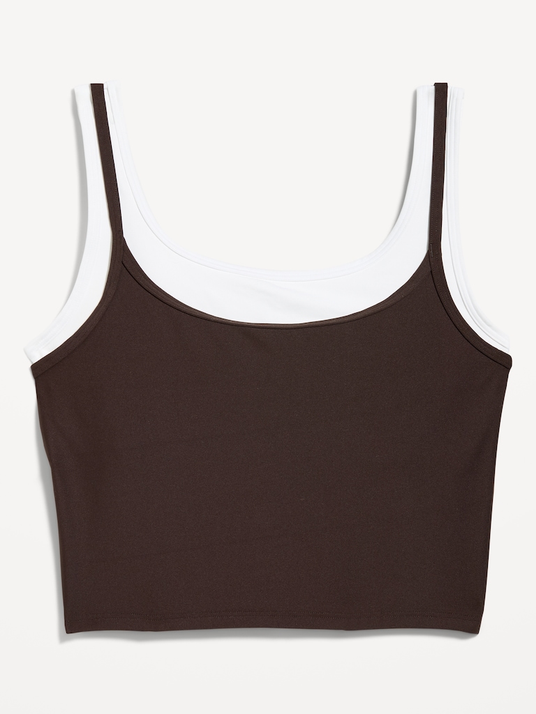 PowerSoft Layered Longline Bra