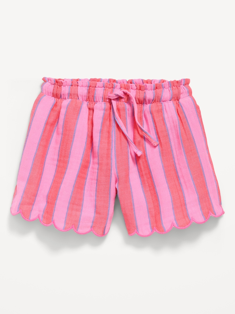 Double-Weave Shorts for Toddler Girls