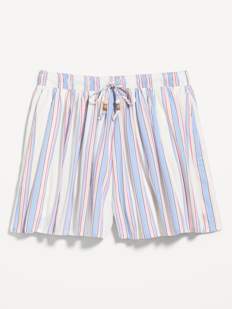 High-Waisted Drapey Skirt Short