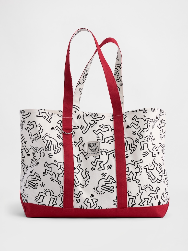 Keith Haring Canvas Tote Bag