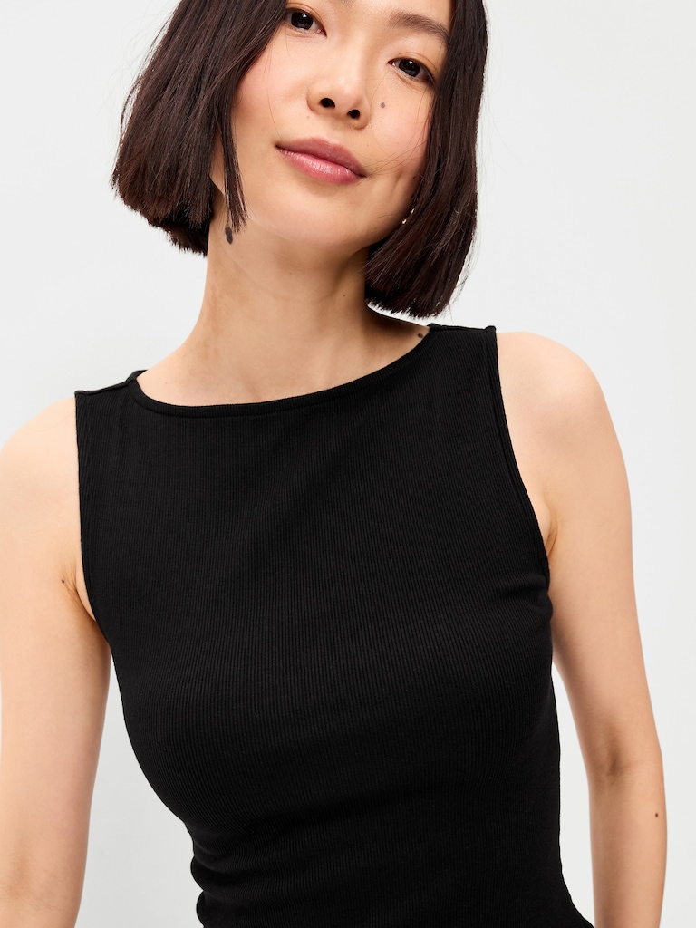 Fit & Flare Drop-Waist Mini Dress