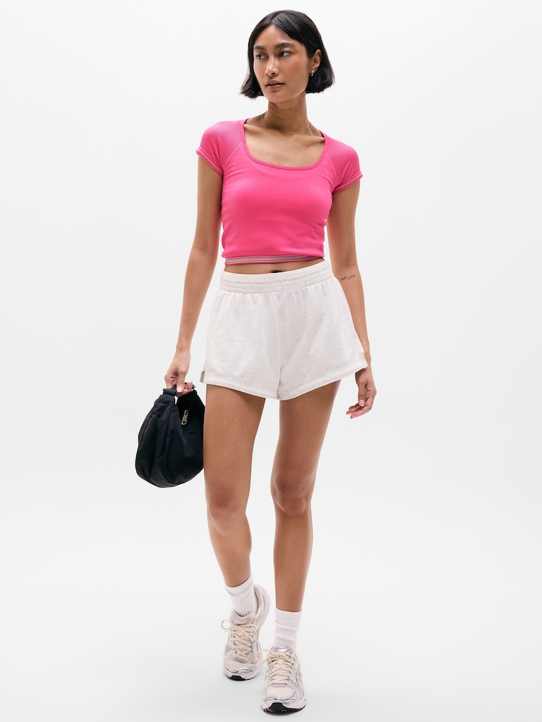 Recharge Seamless Open Back Tee