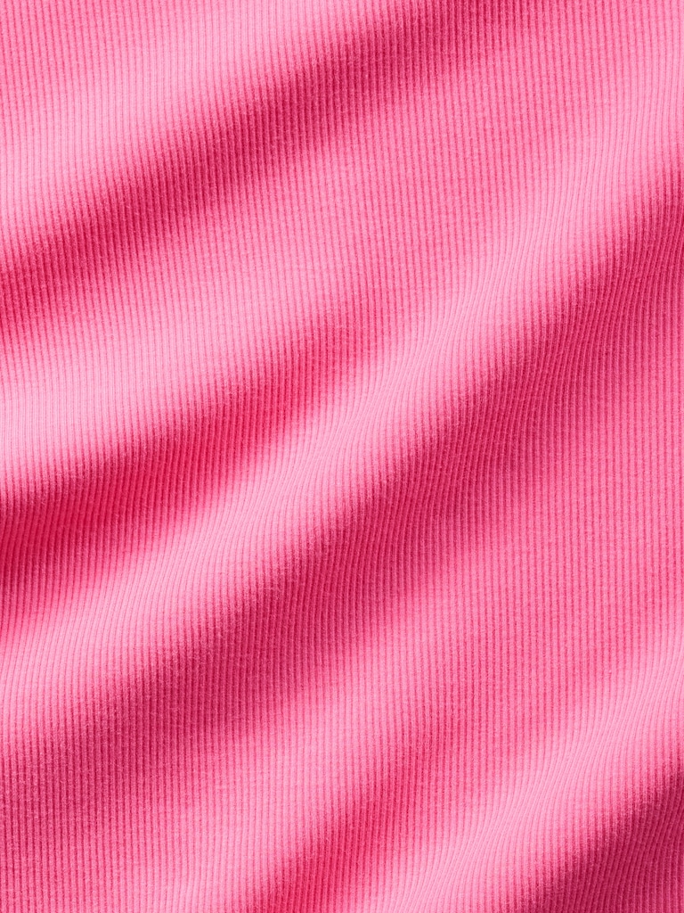 Signature Rib Crop Tee