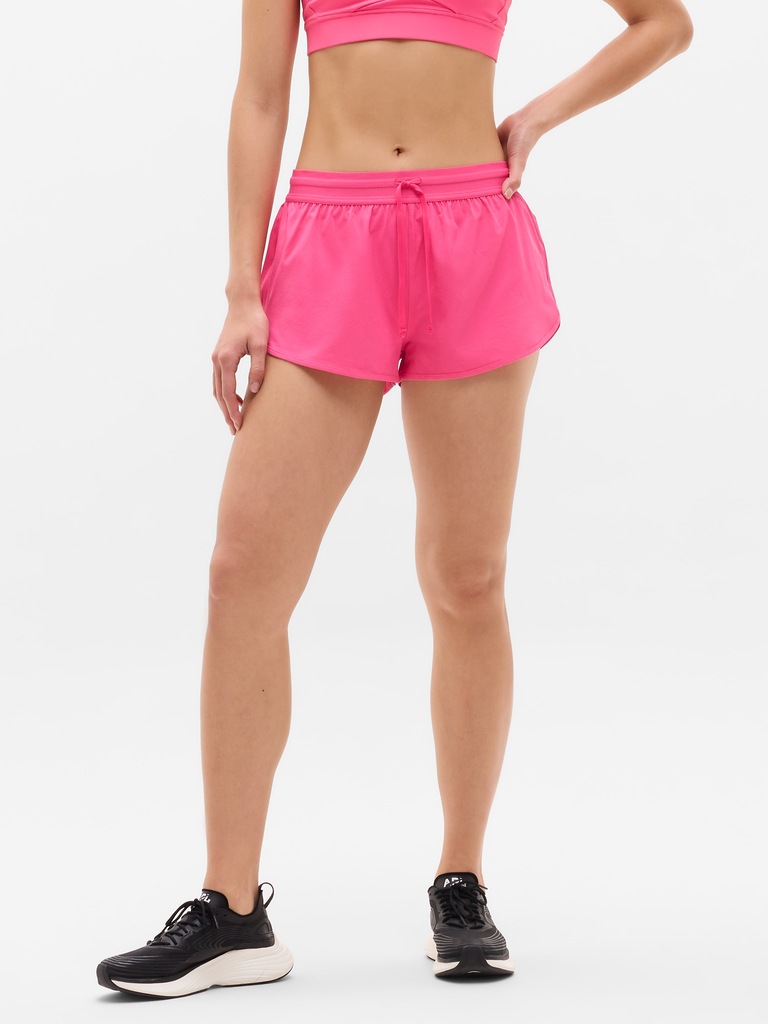Speedwork Mid Rise Elastic Waistband Short
