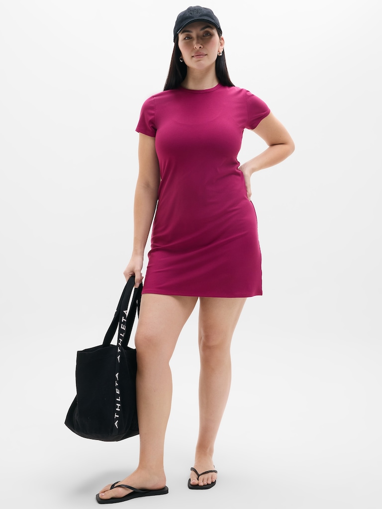 Signature Rib Tee Dress