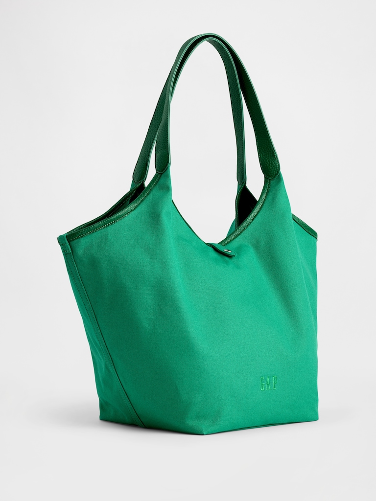 Canvas Slouchy Tote Bag