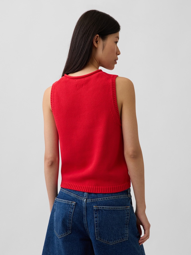 100% Cotton Sweater Vest