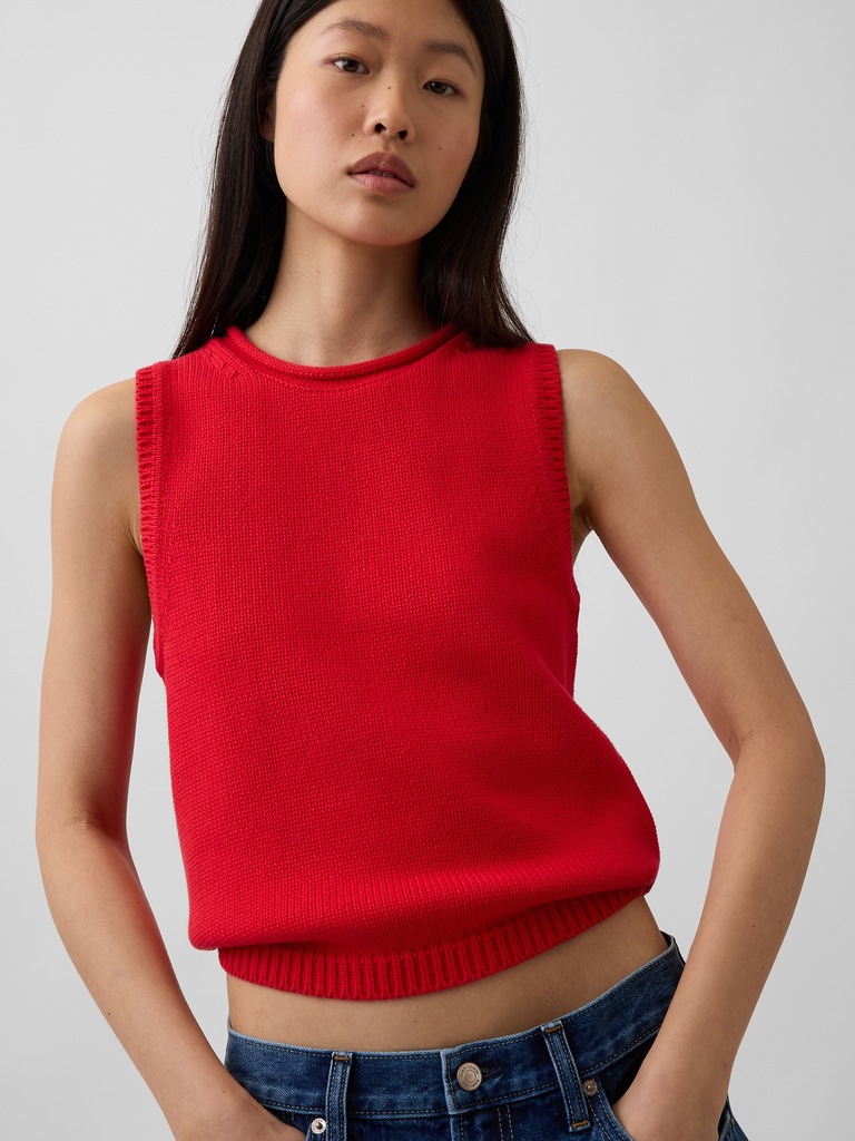 100% Cotton Sweater Vest