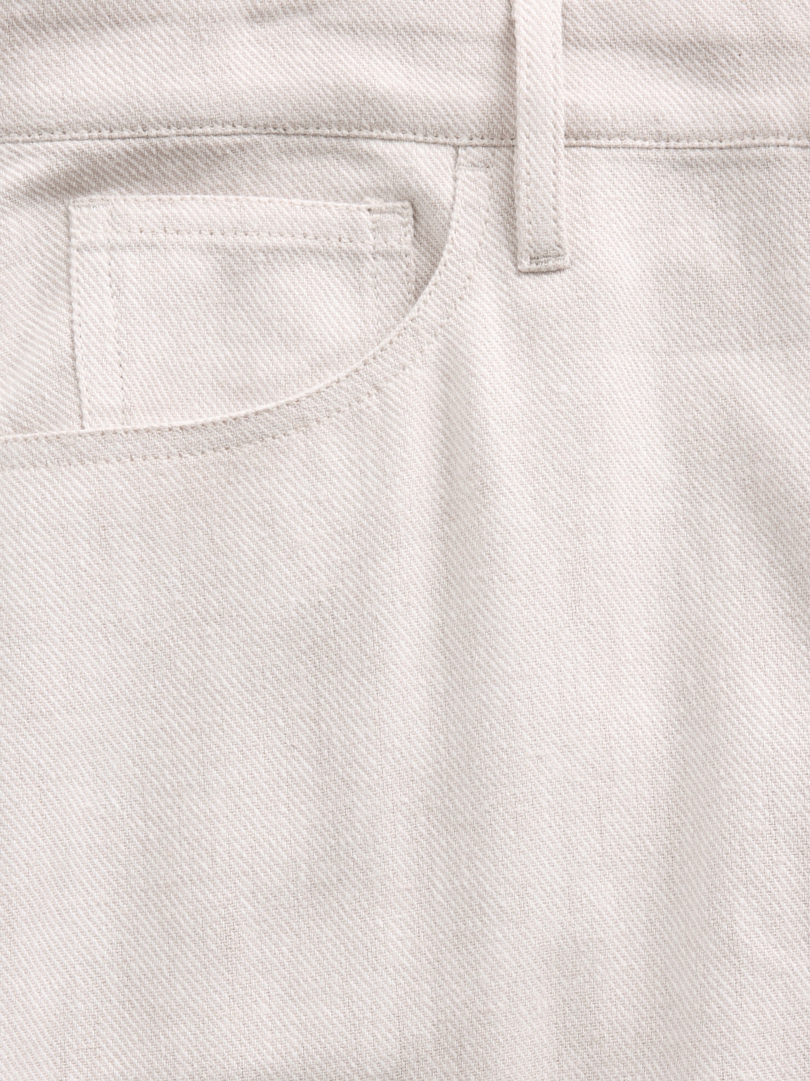 Linen-Cotton Wide-Leg Pants