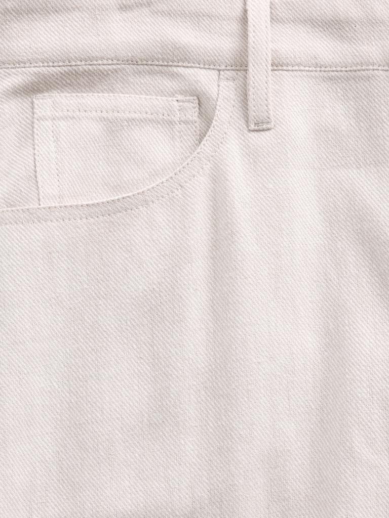 Linen-Cotton Wide-Leg Pants