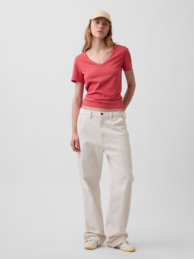 Organic Cotton VintageSoft V-Neck T-Shirt