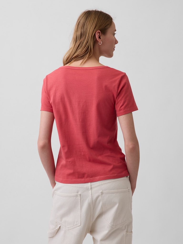 Organic Cotton VintageSoft V-Neck T-Shirt