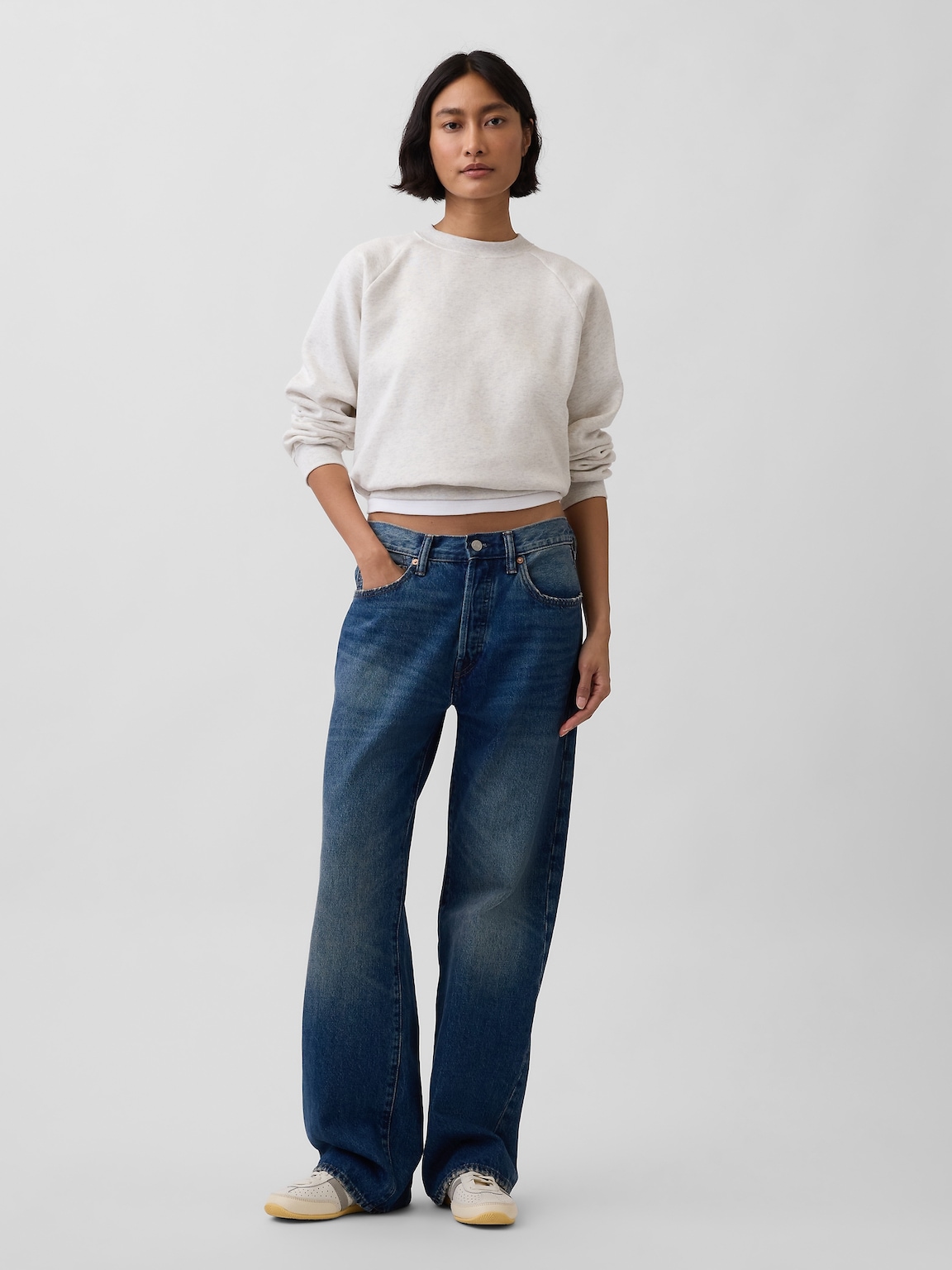 VintageSoft Raglan Sweatshirt