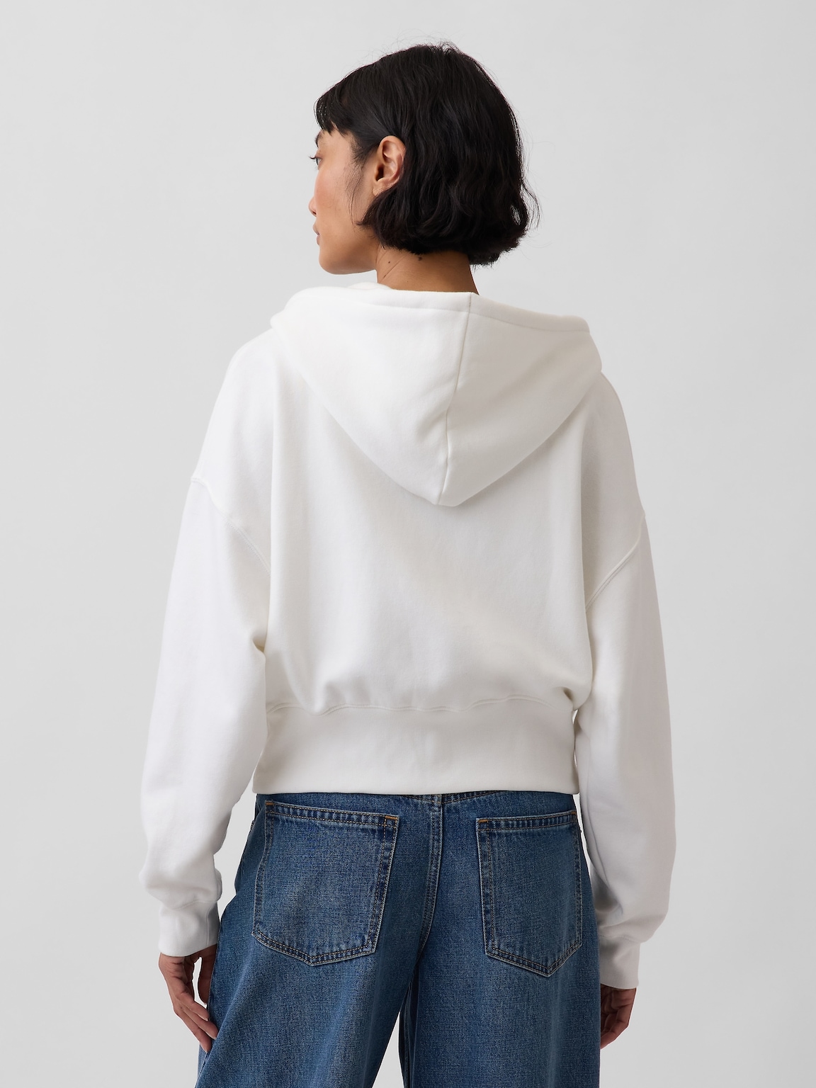 VintageSoft Wedge Zip Hoodie