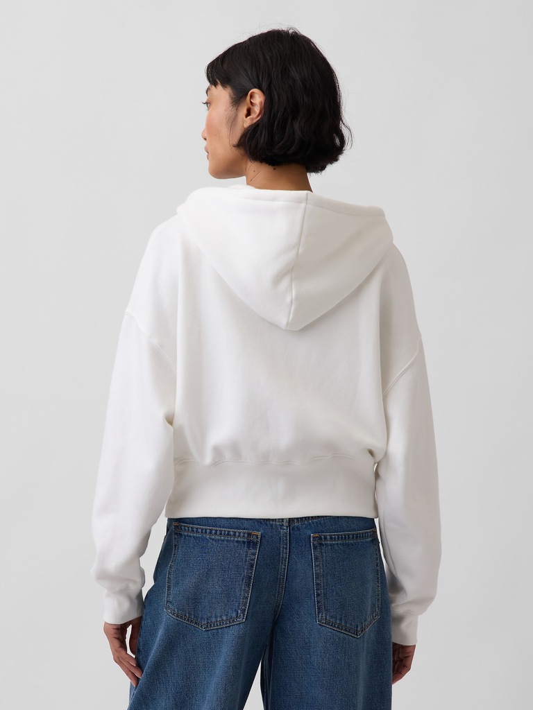 VintageSoft Wedge Zip Hoodie