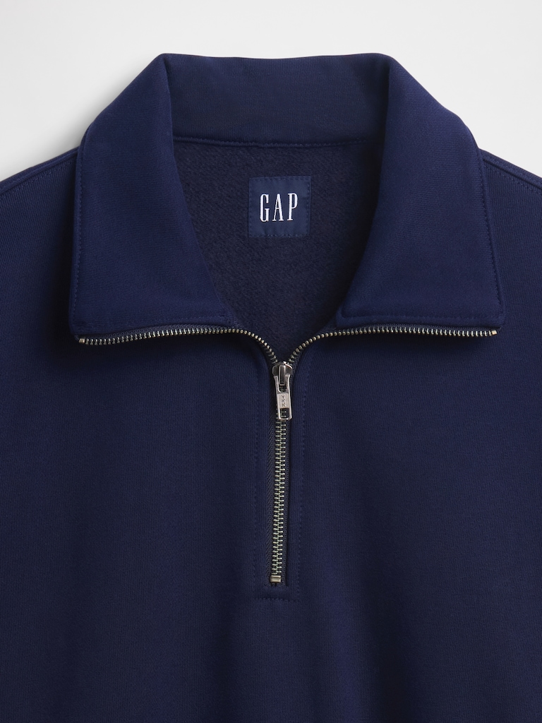 Adult Heavyweight Oversized Quarter-Zip Pullover