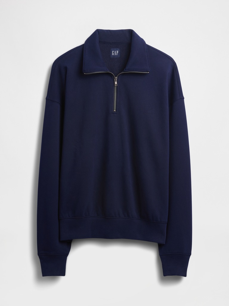 Adult Heavyweight Oversized Quarter-Zip Pullover