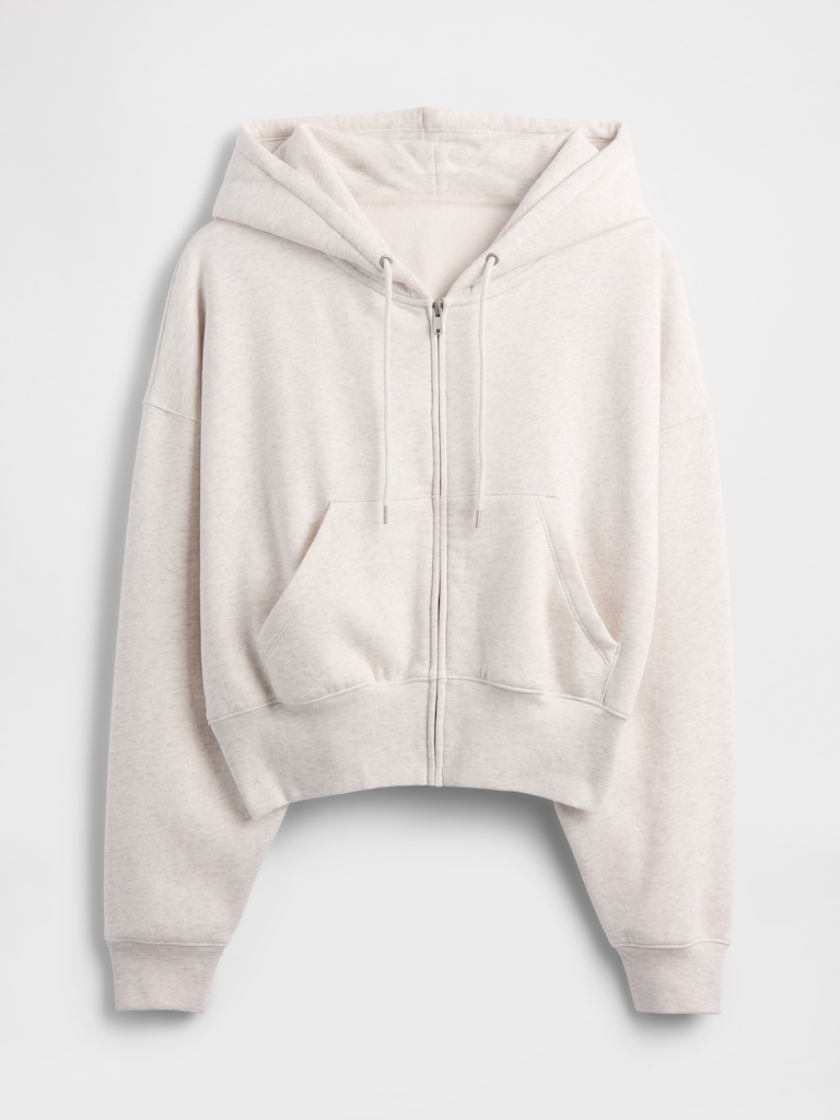 VintageSoft Wedge Zip Hoodie
