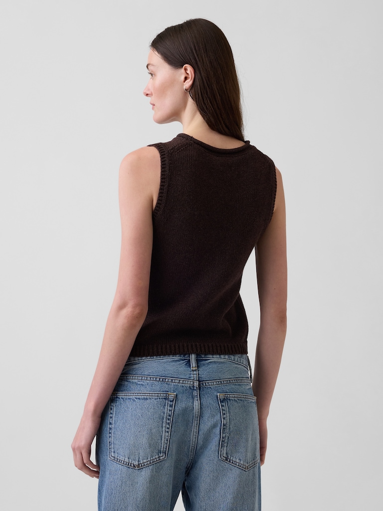 100% Cotton Sweater Vest