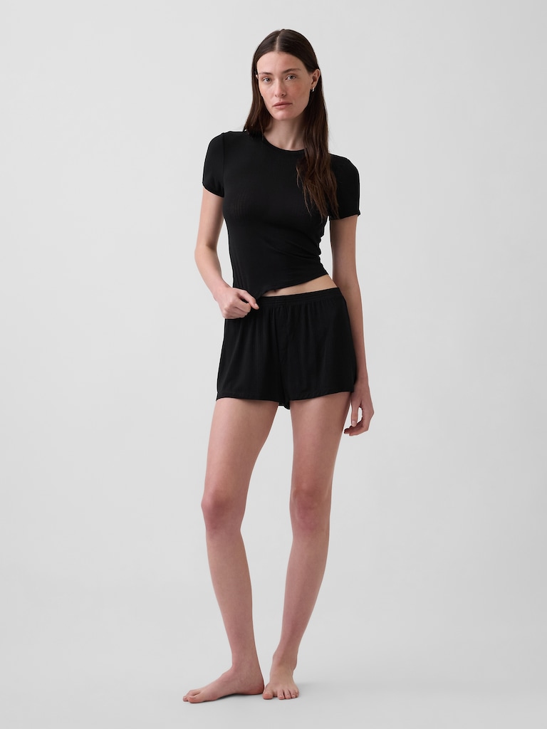 Softest UltraFine Rib Modal PJ T-Shirt