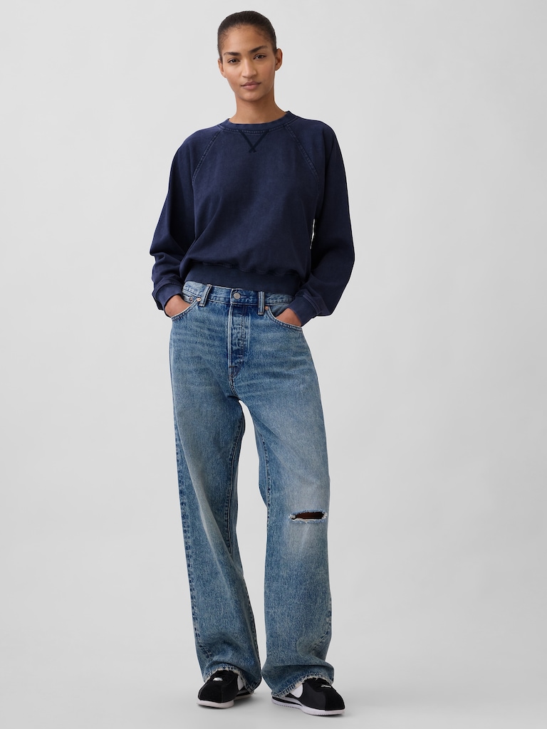 VintageSoft Terry Raglan Sweatshirt