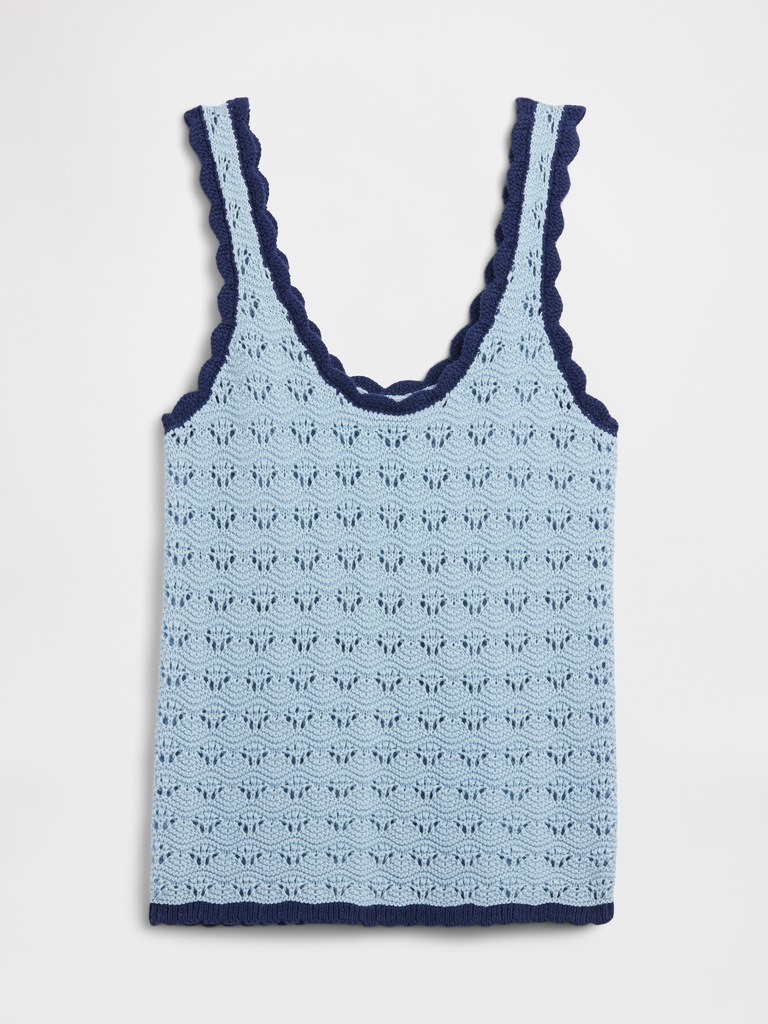 Crochet Scoopneck Tank Top
