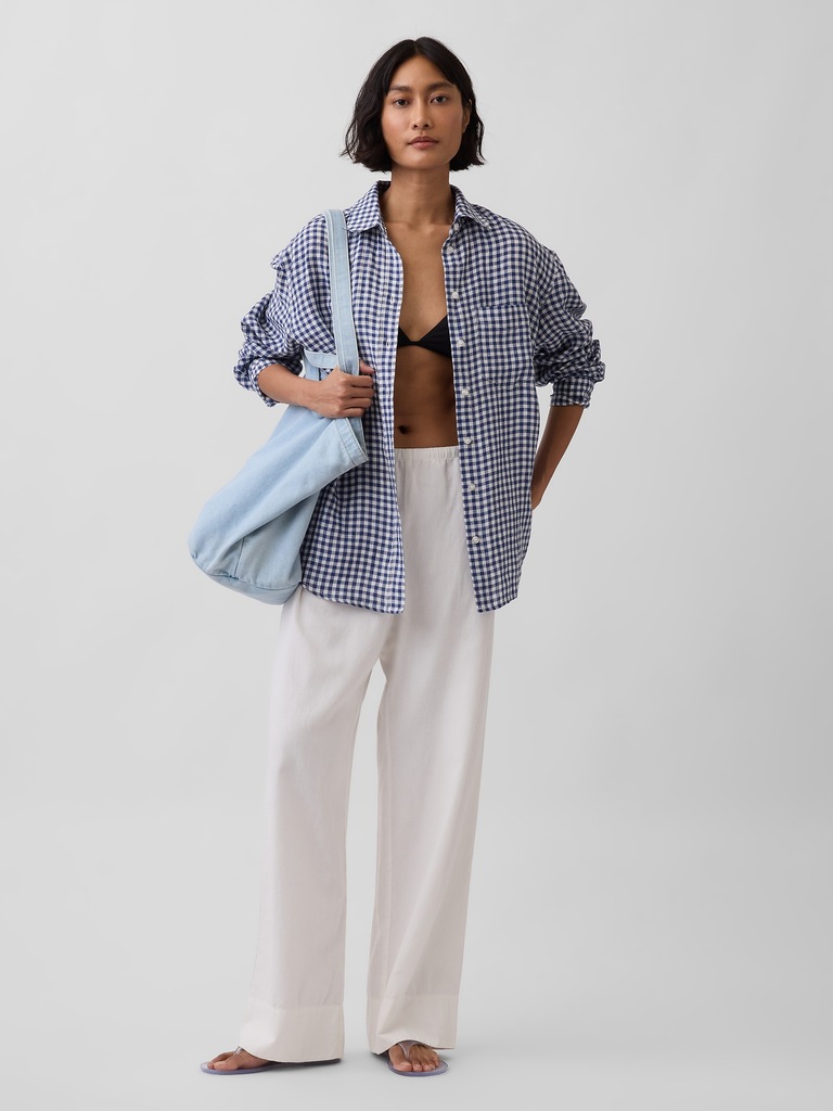 100% Linen Oversized Shirt