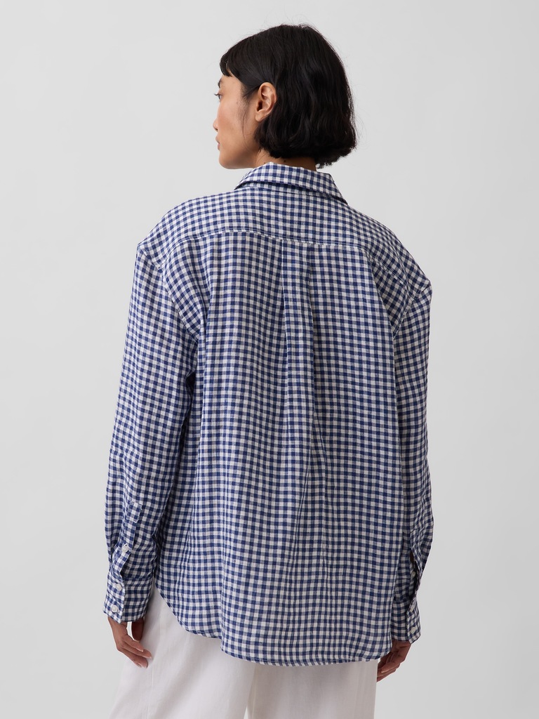 100% Linen Oversized Shirt