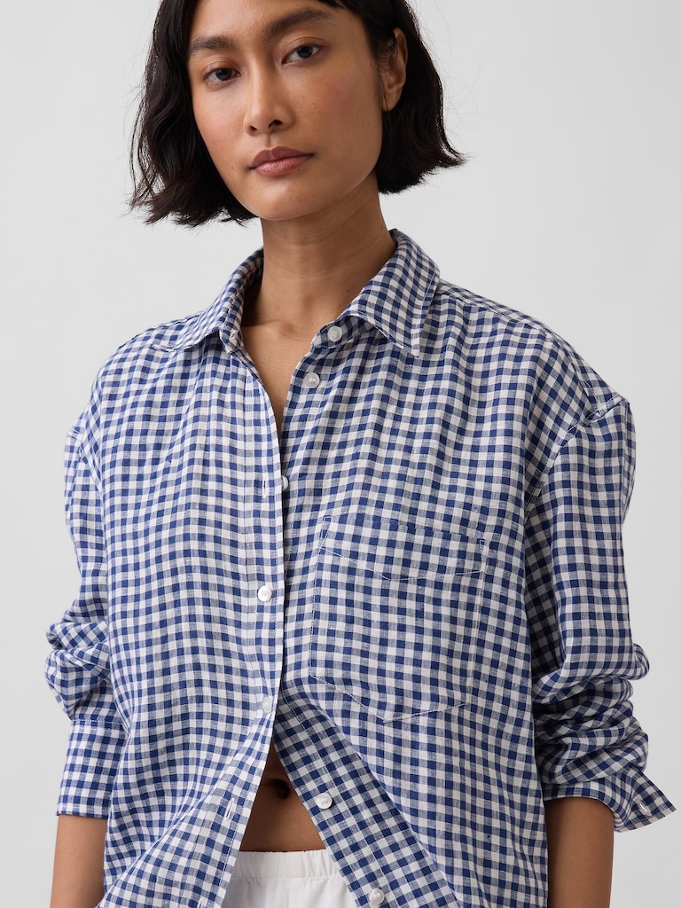 100% Linen Oversized Shirt
