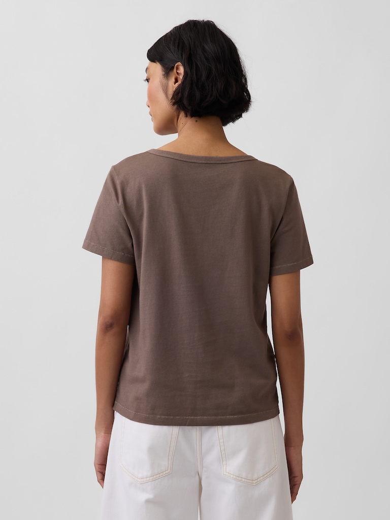 Organic Cotton VintageSoft V-Neck T-Shirt
