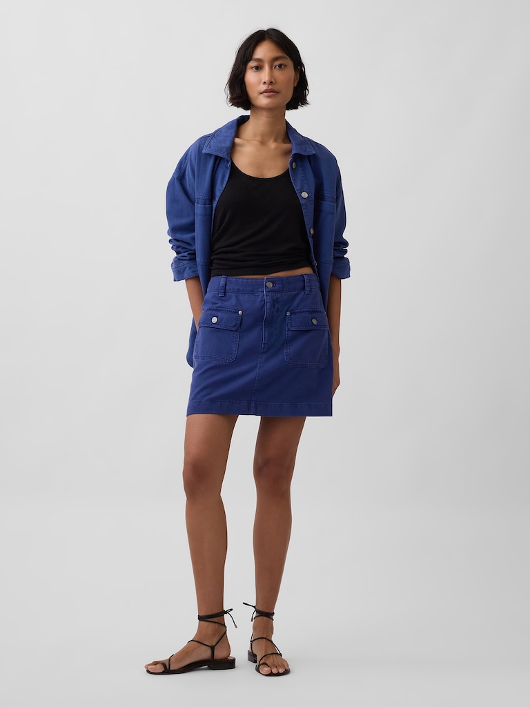 Linen-Blend Tank Top