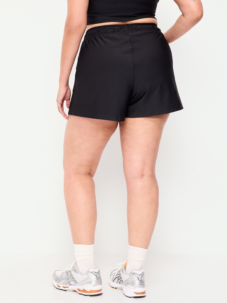 High-Waisted PowerSoft Shorts -- 3.5-inch inseam