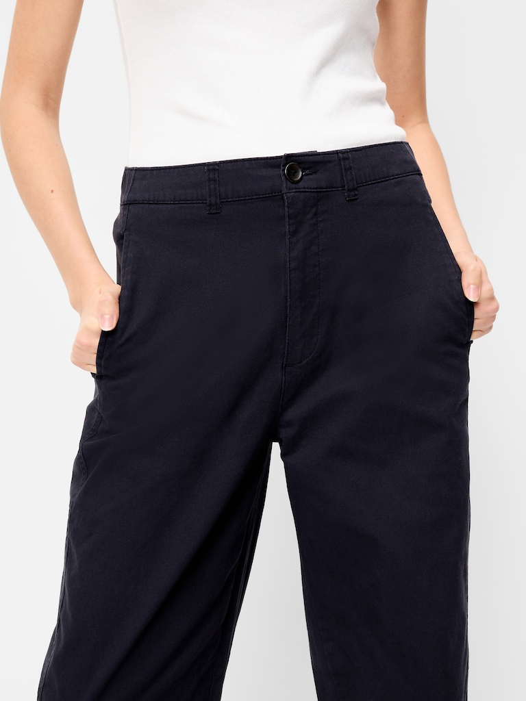 High-Waisted OGC Chino Tapered Straight Pants
