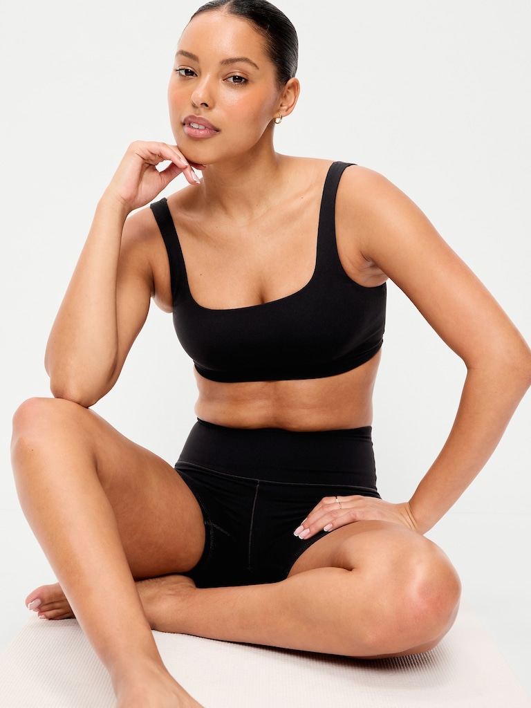 Light Support StudioSmooth Square-Neck Sports Bra