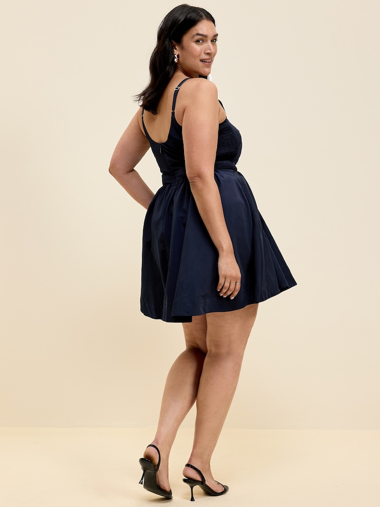 The Occasion by Old Navy Fit & Flare Taffeta Mini Dress