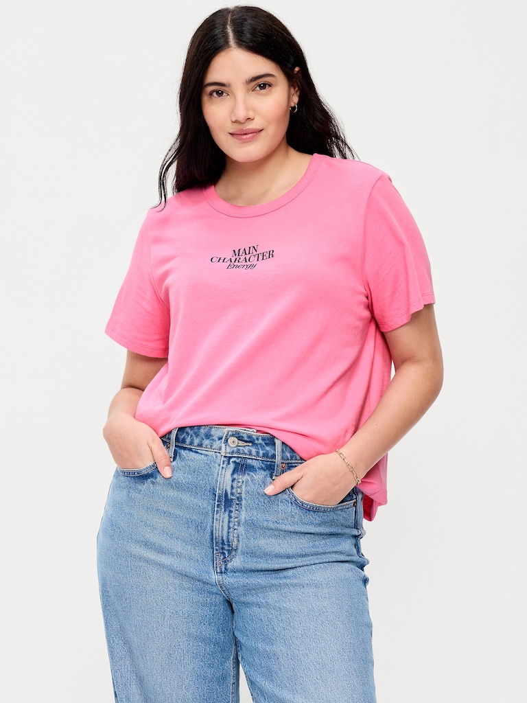 EveryWear Crew-Neck Graphic T-Shirt