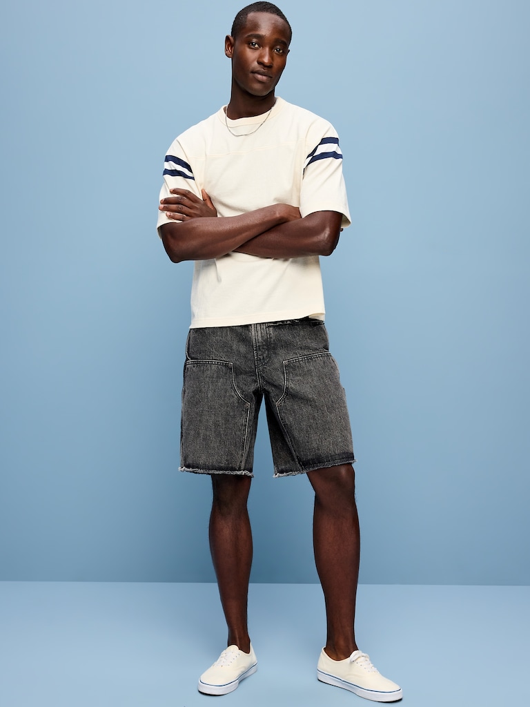 Baggy Carpenter Jean Shorts-- 10-inch inseam