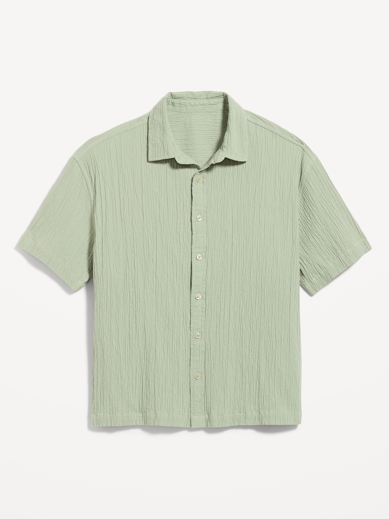 Loose Fit Textured Shirt