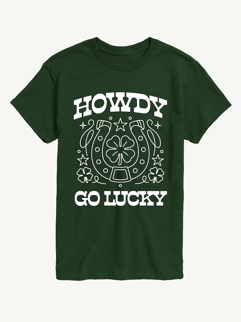 Howdy Go Lucky Short Sleeve Graphic T-Shirt