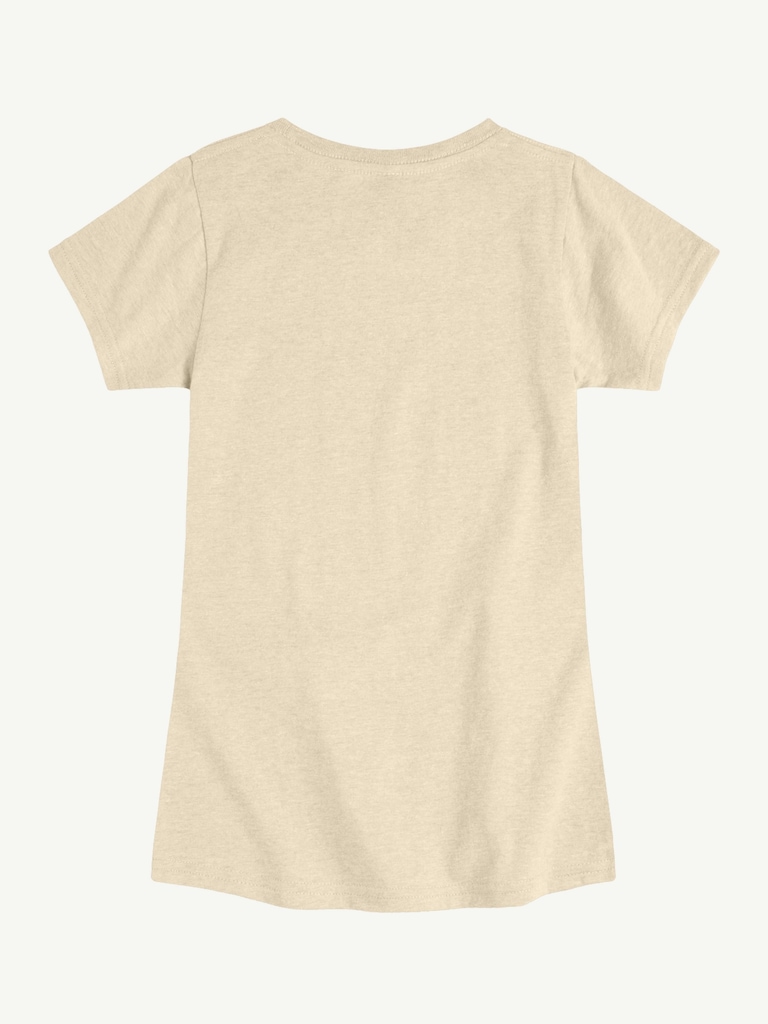 Melon Soda Puppy  Short Sleeve Graphic T-Shirt For Girls