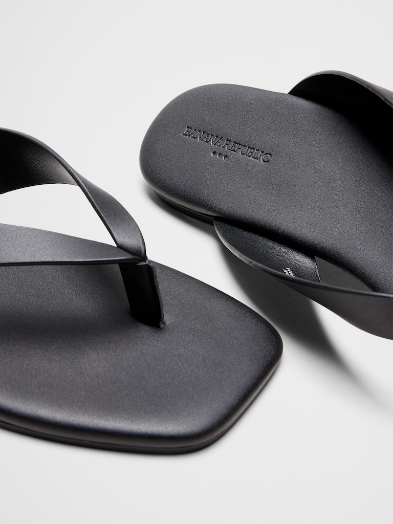 Vegan Leather Flip Flop