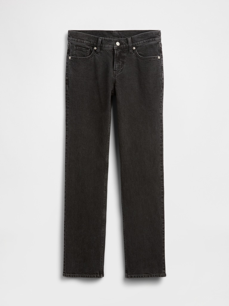 Low Rise '90s Straight Jeans