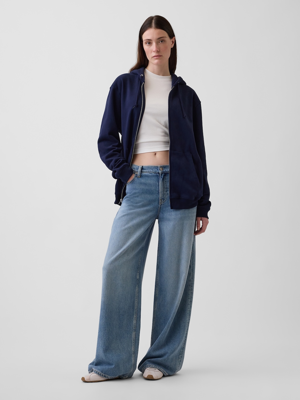 Adult VintageSoft Relaxed Zip Hoodie