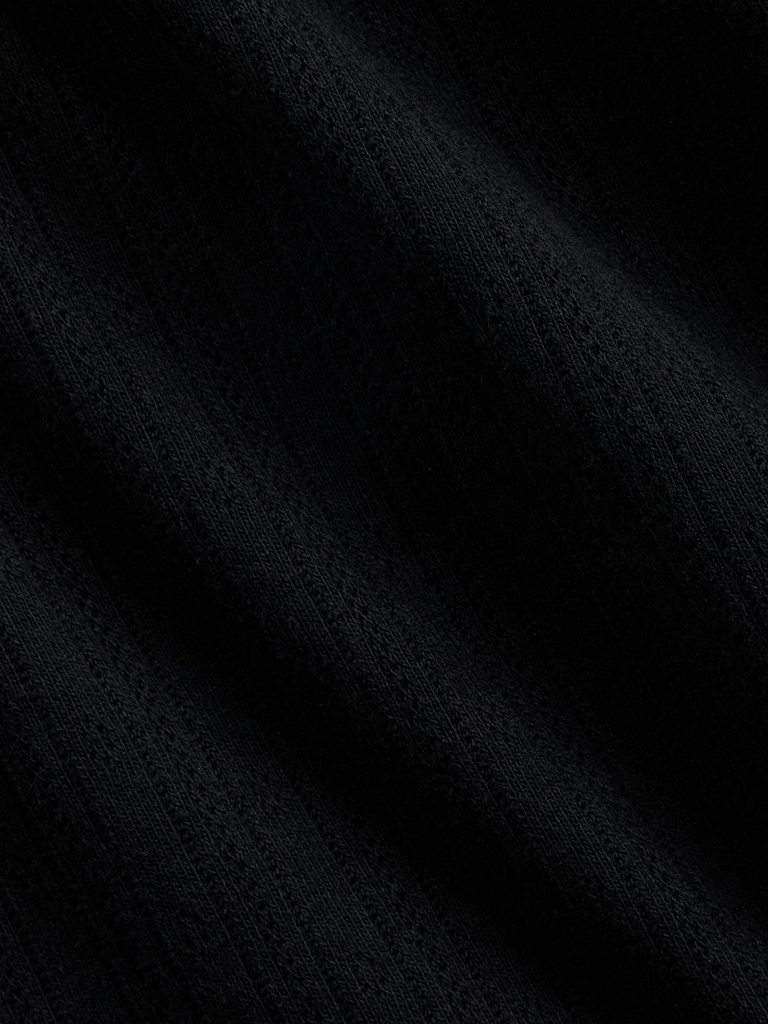 Pointelle Crewneck T-Shirt