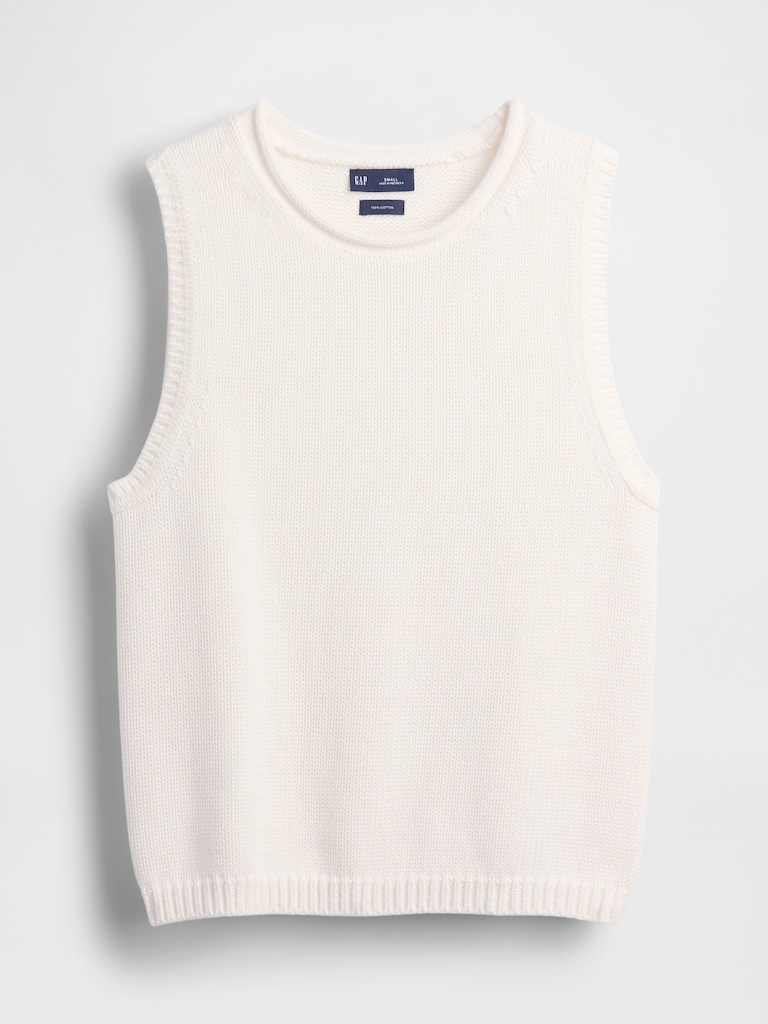 100% Cotton Sweater Vest