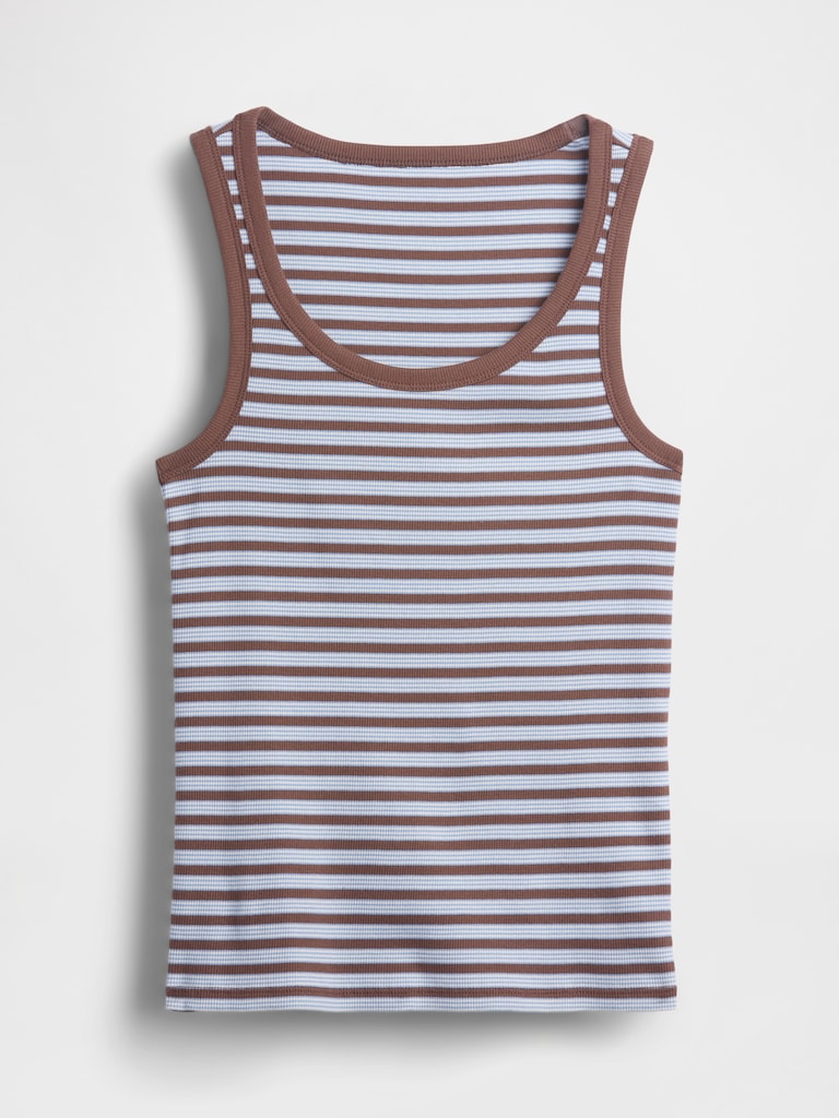Rib Scoop Tank Top