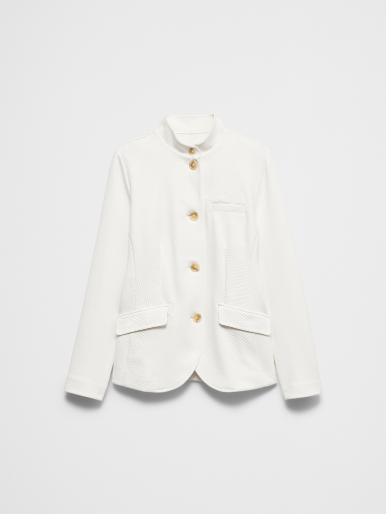 Knit Pique Blazer