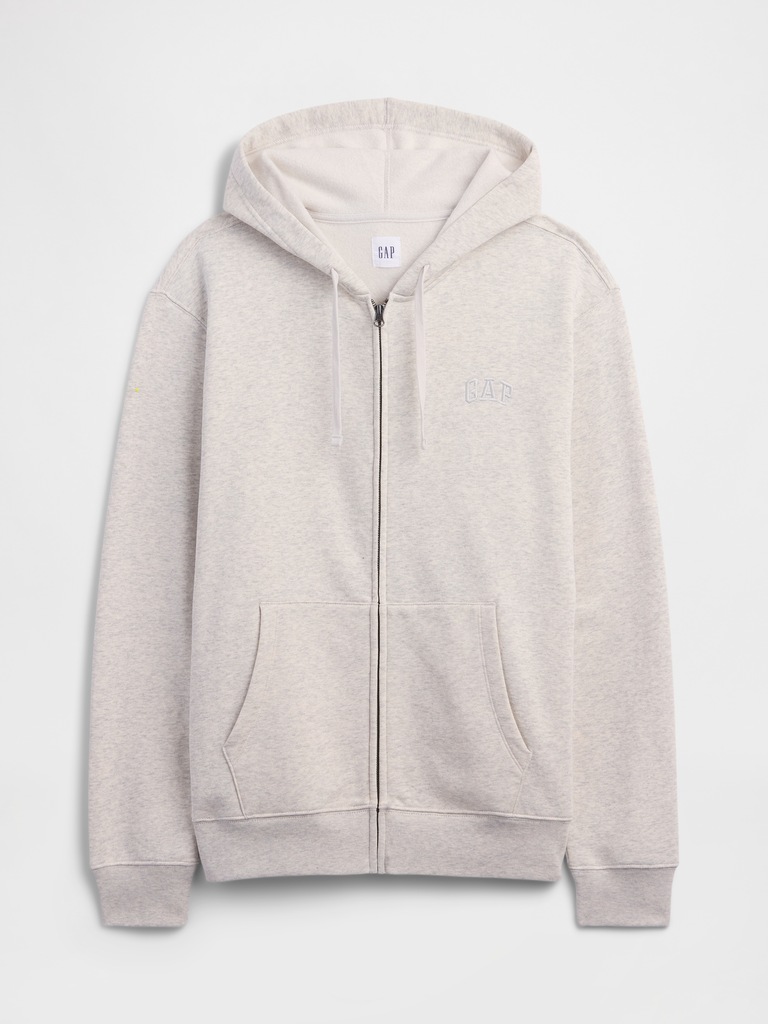 Adult Relaxed Gap Logo Zip Hoodie