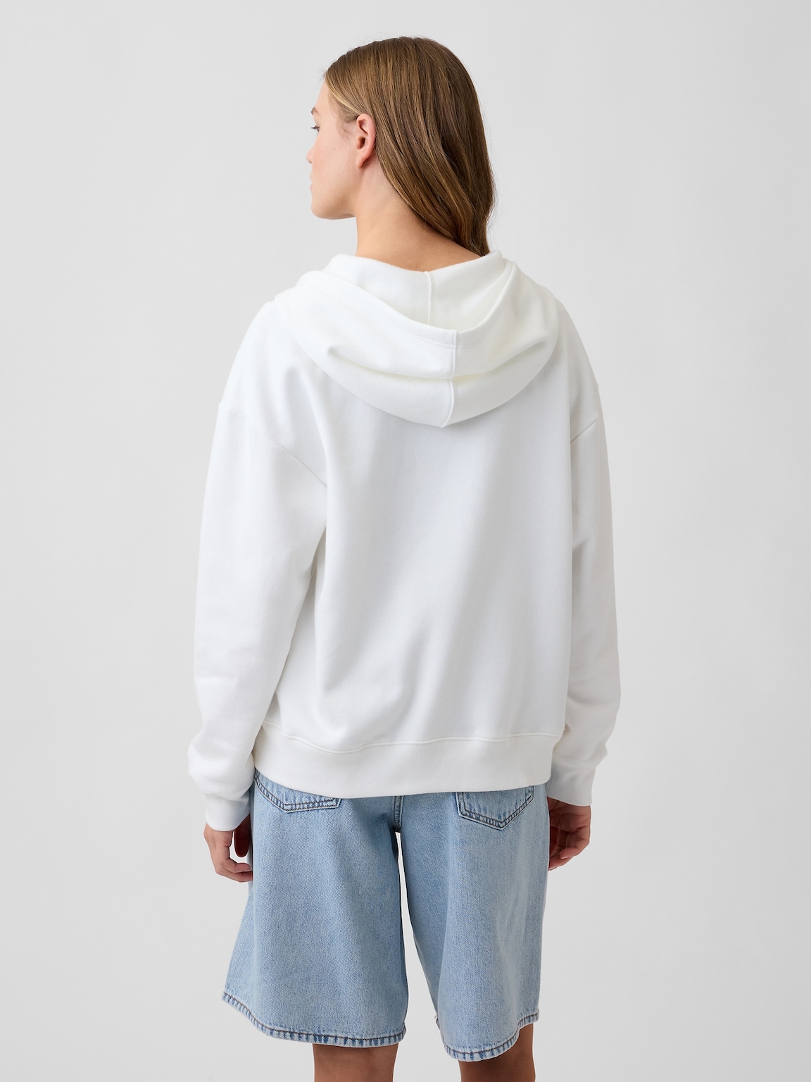 Oversized Fleece Zip Hoodie